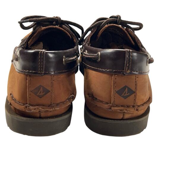 Sperry Top-Sider Mens Size 8.5M Authentic Original 2-Eye Boat Shoe Brown Leather - Picture 5 of 10